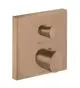AXOR-HG-AXOR-Starck-Organic-Thermostat-Unterputz-mit-Ab-und-Umstellventil-Brushed-Red-Gold-12716310 gallery number 1